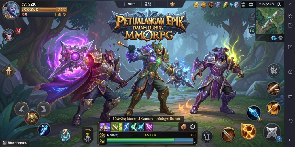 Gameplay seru dan grafik menakjubkan di 555ZK.