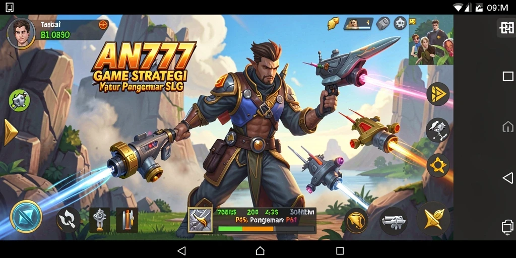 Tampilan strategis dari gameplay AN777 yang mendebarkan.