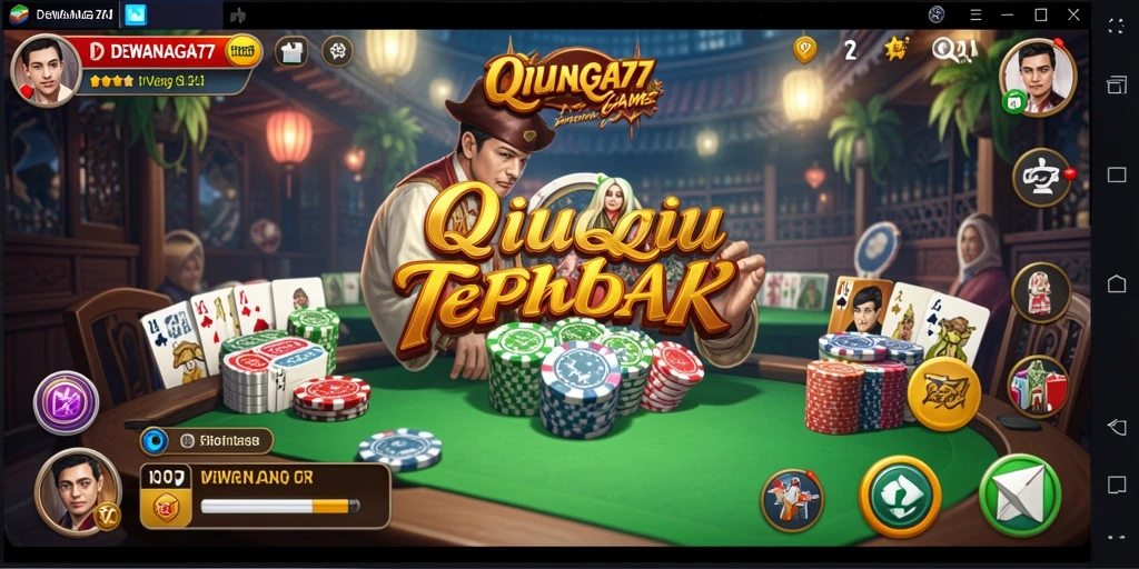 Tampilan gameplay menarik dari DEWANAGA77 di tengah keseruan QiuQiu.