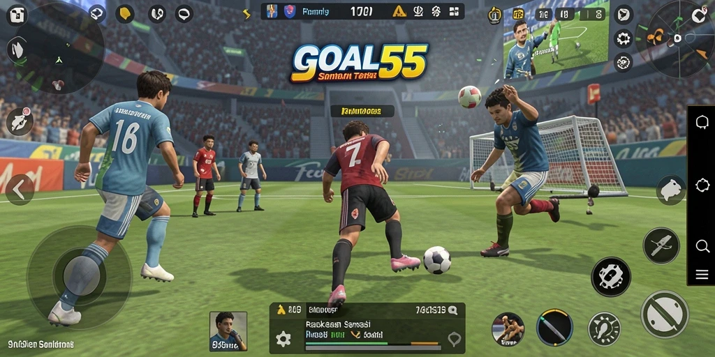 Screenshot gameplay menunjukkan aksi mendebarkan dari game Simulation.