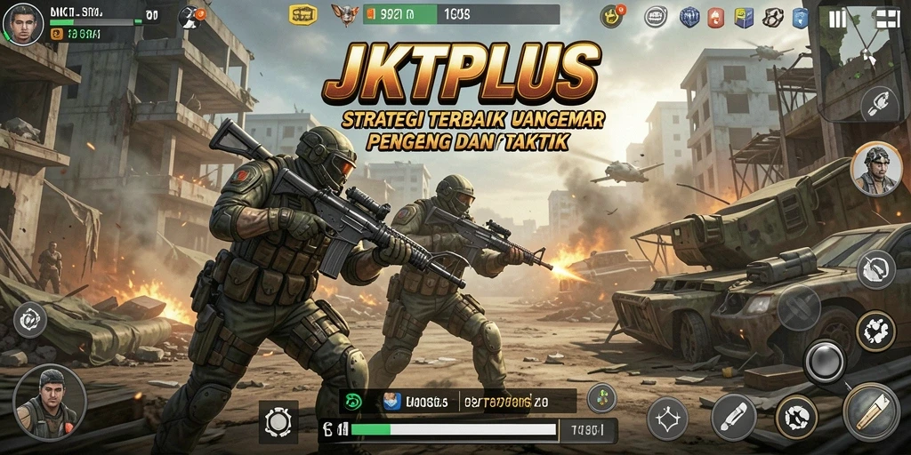 Tampilan gameplay <strong>JKTPLUS</strong> yang mendebarkan dan penuh strategi.