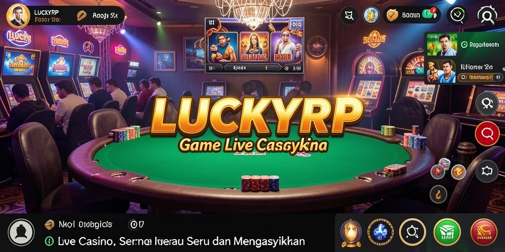 Gameplay Live Casino yang seru dan interaktif di LUCKYRP.