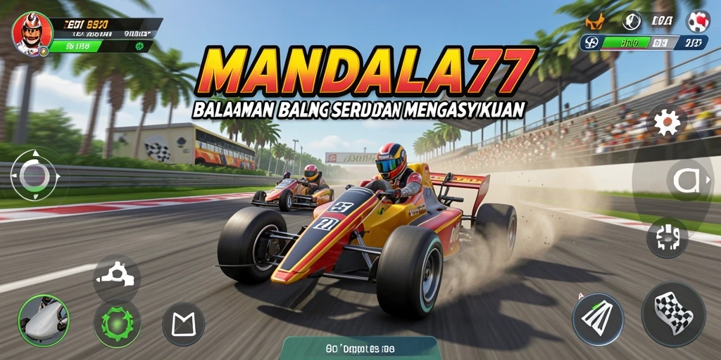 Tampilan menarik dari gameplay Racing di MANDALA77 yang penuh aksi.