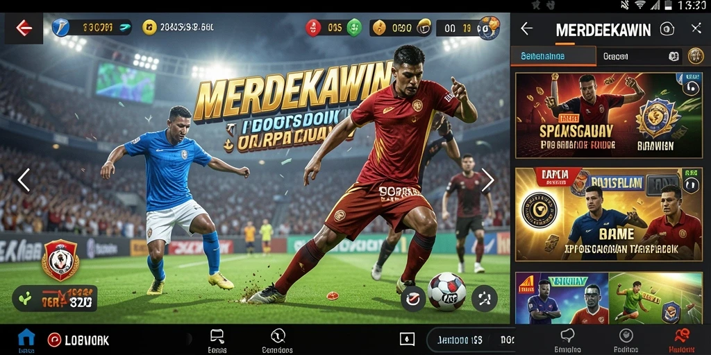 Tampilan gameplay MERDEKAWIN yang menarik dan interaktif.