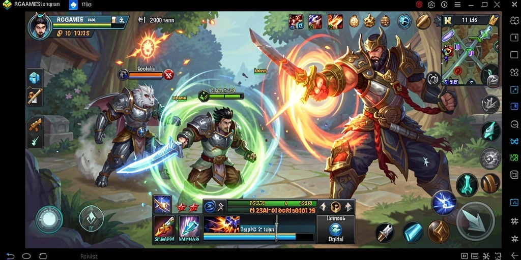 Tampilan gameplay RPGAME yang menegangkan dan strategis.