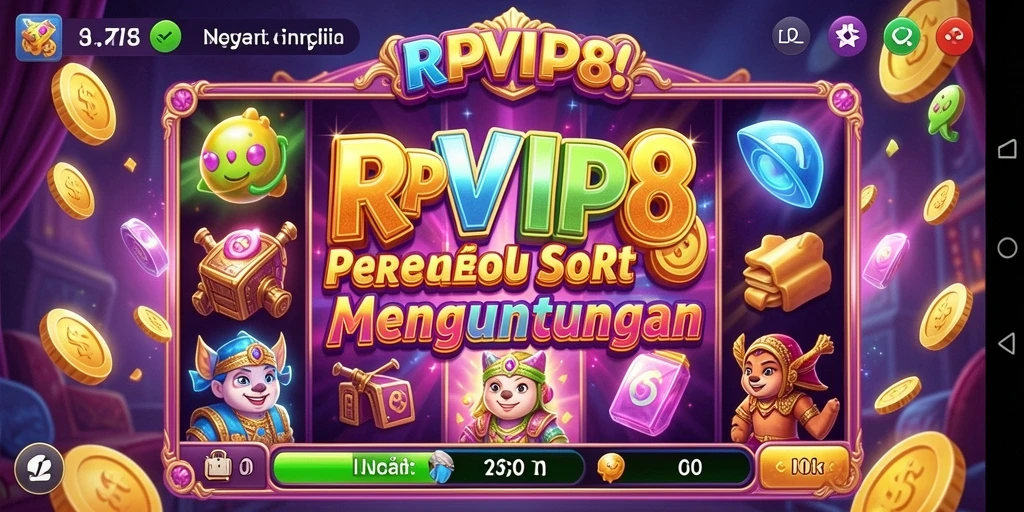 Tampilan gameplay RPVIP8 yang menarik dan penuh warna.