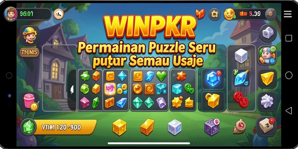 Tampilan gameplay seru dan menantang dari WINPKR.