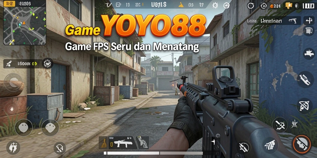 Tampilan gameplay menegangkan dari YOYO88 saat pertempuran berlangsung.